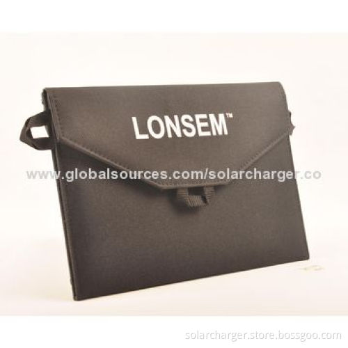 Foldable Solar Charger, 5V Dual USB-port Output Voltage